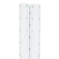thumbnail image 3 of JAM Paper White & Silver Wrapping Paper with Polka Dots, All Occasion, 25 Sq. ft., 2/Pack, 3 of 5