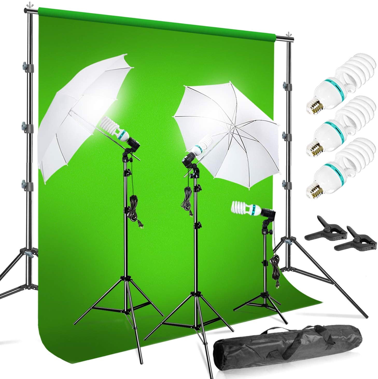 Buy LS Photography Background Support with 10 x 20 Green Chromakey