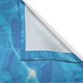 thumbnail image 3 of Ambesonne Aqua Kitchen Curtains, Vivid Water Surface Waves, 55"x45", Blue Aqua White, 3 of 3
