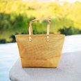 thumbnail image 5 of Jute Tote Bag with Leather Handles - Housewarming, Unisex, Prime-Line - Natural, 5 of 7