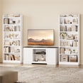 thumbnail image 2 of Yaheetech 7-Tier Open Shelf Bookcase With Top Open Compartment for Home Office, White, 2 of 7