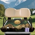 thumbnail image 3 of Uourmeti Mountain Moon Art Print Golf Cart Seat Covers Easy Install, Keeps Seat Comfortable and Clean, Suitable for Club Car Golf Cart, Fit for Yamaha, 3 of 8