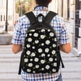 thumbnail image 3 of Wukai Daisies Flowers Travel Laptop Backpack - Waterproof, Anti-Theft, Slim and Sturdy College & Business Backpack, 3 of 7