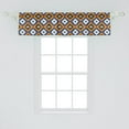 thumbnail image 2 of Ambesonne Mexican Print Window Valance, Simplistic Ethnic Art, 54" X 12", Orange Dark Sky Blue, 2 of 3