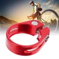 thumbnail image 4 of Metal Seatpost Clamp, 34.9MM Ultra Light Bike Seats Post Clamp CNC Process  For Most Bikes Red,Gold, 4 of 8