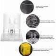 thumbnail image 3 of ZOUSSIQI Woodworking Trimmer Router Transparent Plastic Base Power Tool Protective Accessory Base with Adjustment Knob CA919-66390, 3 of 9