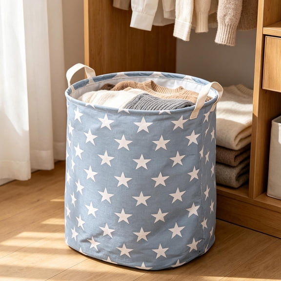 Extra Large Laundry Hamper With Handles, Collapsible Storage Bin For Clothes Toys Blankets, Washable Fabric Basket For Dorm Room Organization