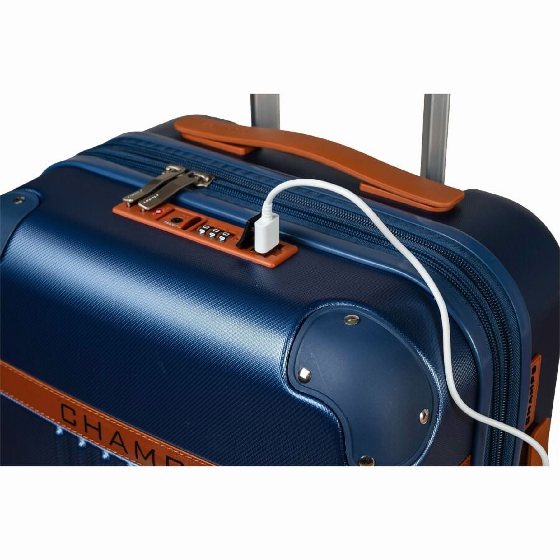 CHAMPS Vintage Collection, Hardside Carry-on, Navy