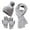 Grey, variant on Baseball Caps for Men Women Winter Warm Knit Set Windproof Hat Scarf Skiing Cycling Casual Everyday Headwear Black