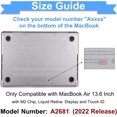 thumbnail image 2 of Compatible with MacBook Air 13.6 Inch Case 2022 M2 Chip Model A2681 with Touch ID, Slim Matte Hard Shell, 2 of 5