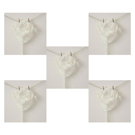 

5pcs Baby Girls Boys Flower Lace Hat Eyelet Lace Breathable Cotton Bonnet Adjustable Sun Hat