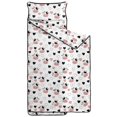 thumbnail image 2 of Cow and Heart White Pattern Toddler Nap Mat with Pillow & Blanket, Soft Sleeping Mat for Preschool Daycare Travel Sleepovers, 2 of 6