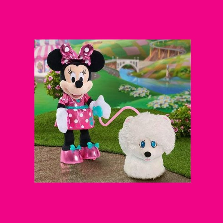 minnie mouse walk and play puppy