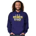 thumbnail image 5 of College Grad Class Degree Educated Hoodie Sweatshirt Women Men Brisco Brands X, 5 of 6