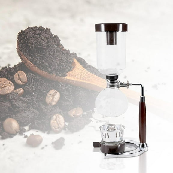 Fancyes Siphon Coffee Maker Sturdy Coffee Brewer Elegant Vacuum for Home Cafe 500ML