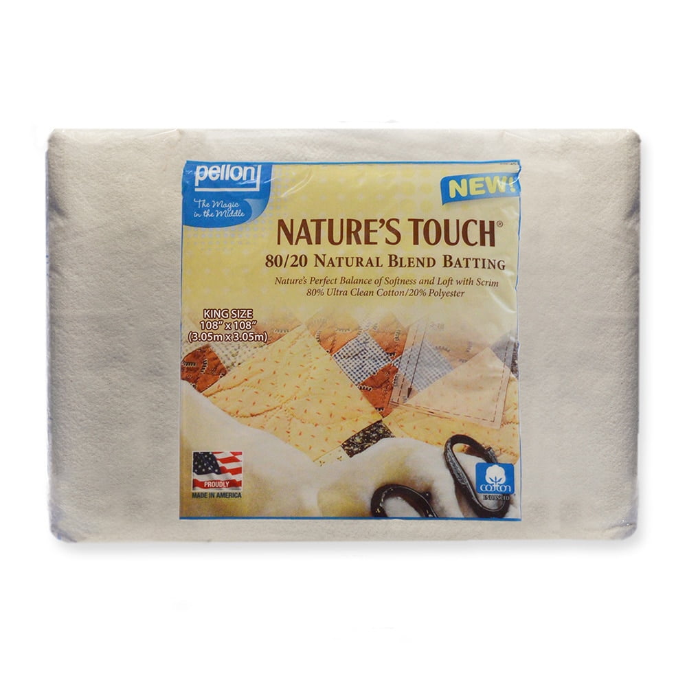 King Size Warm & Natural Quilt Batting - 120”x124”