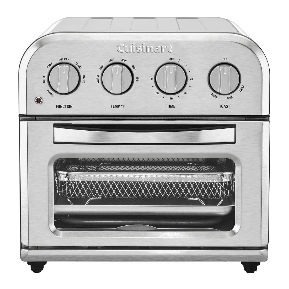 Cuisinart TOA28 Compact AirFryer Toaster Oven (Silver)
