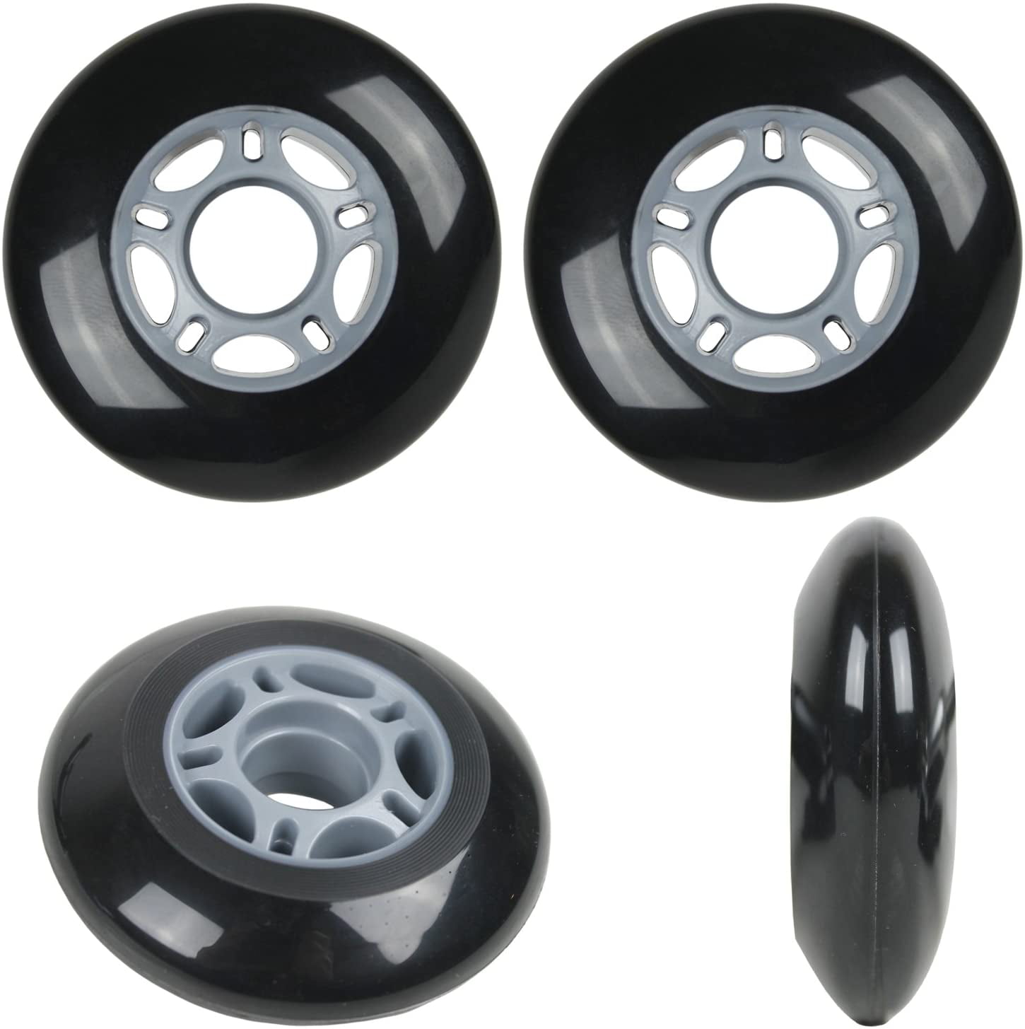 4-Pack NEW Outdoor Rollerblade Inline Hockey Fitness Skate Wheels 68mm  / 82A 