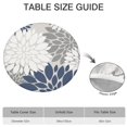 thumbnail image 5 of Boho Pattern Round Tablecloth Waterproof Oxford Fabric with Elastic Edge, Fits 45-52", Great for BBQs, Picnics, and Dining Corners, 5 of 6