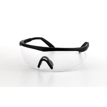 

Mutual Industries Shark Safety Glasses With Black Frame; Clear 12/Pack 50064