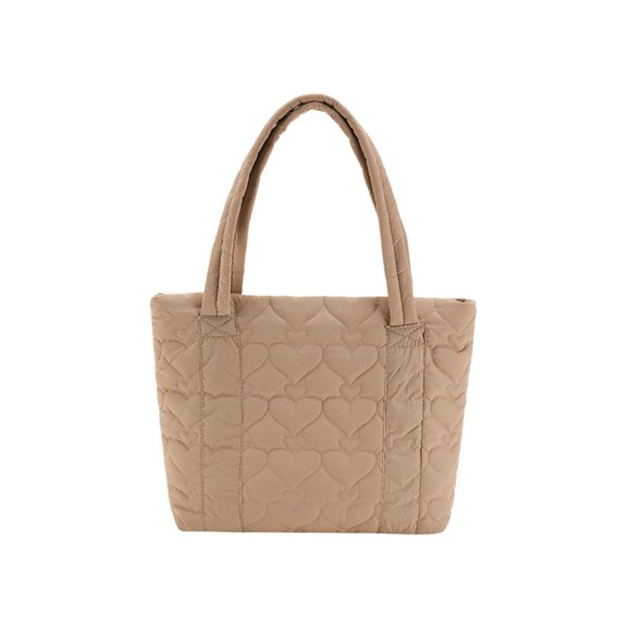 Quilted Shoulder Bag for Women Puff Hobo Handbag Lightweight Tote Bag Padding Bag Satchel Gym Bag Travel Bag