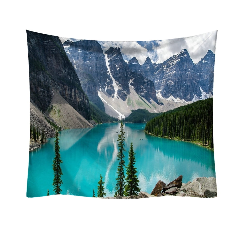 Nature Landscape Tapestry Wall Hanging Tapestries Hippie Bedspread