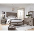 thumbnail image 4 of Maklaine Contemporary 72"W Wood Dresser and Mirror in Gray Finish, 4 of 5
