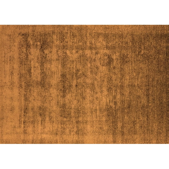 Ahgly Company Indoor Rectangle Oriental Orange Industrial Area Rugs, 5' x 8'