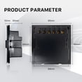 thumbnail image 3 of 3X Tuya Zigbee Smart Scene Switch Lighting Smart Control Scene Control Switch Panel Smart Socket 485 86 Box B, 3 of 7