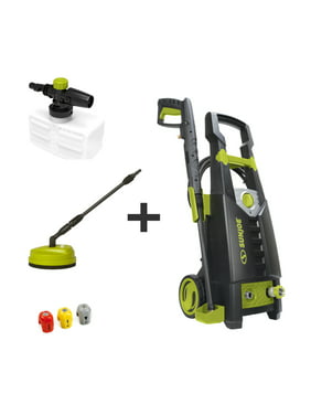 Sun Joe SPX2598P-MAX 2000 PSI 1.6 GPM 13-Amp Electric High Pressure Washer, Cleans Cars/Fences/Patios w/Bonus Patio Surface Cleaner and Foam Cannon