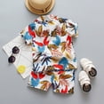 thumbnail image 3 of Toddler Boys' Short Sets Boys Summer Clothes Kids Summer Funny Outfits Shirt Short Sets 12M 18M 2T 3T 4T 5T 6T Toddler Boy Clothes Kaprioy, 3 of 7