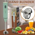 thumbnail image 6 of 4 in 1 Mini Portable Blender for Kitchen Home 300W Electric Cooking Stick Mixer Machine Meat Grinder Stirring Rod Tool 220V 믹서기 (300W Green,KR), 6 of 6