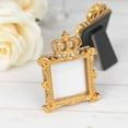 thumbnail image 5 of Efavormart 4 Pack Gold Resin Royal Crown Square Party Favors Picture Frame, Baroque Wedding Place Card Holders - 3.5", 5 of 5