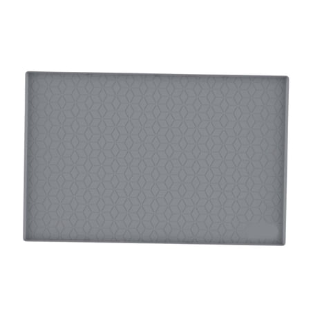 Sink Mat Rolling Sink Cabinet Organizer Multipurpose Flexible Non Slip Sink Protector Drainer Pad for Household Kitchen Bathroom Gray