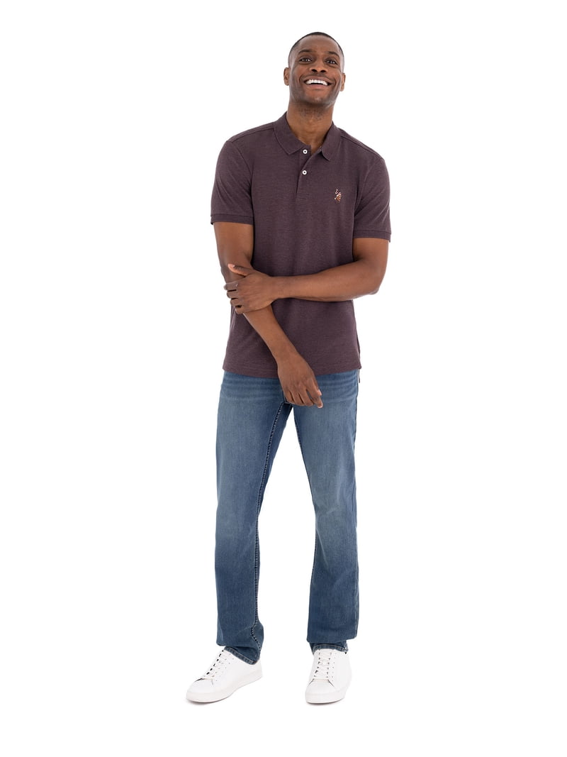 U.S. Polo Assn. Men's Interlock Polo Shirt - Walmart.com