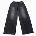 thumbnail image 4 of Cdudpw Boys Baggy Jeans for Kids Teen Casual Straight Wide Leg Cargo Loose Elastic Waist Denim Pants with Pockets Streetwear, 4 of 5