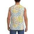thumbnail image 4 of Bingfone Boho Pattern Men's Tank Tops Workout Sleeveless Tee Shirts Running Beach Tanks for Men-3X-Large, 4 of 7