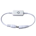 thumbnail image 1 of DC12V 5V-24V 5A Touch Panel Control PWM Dimmer ON/Off Switch 0%-100% Smooth Dimming with 5.5-2.1 DC Connector for LED Strip Light (White), 1 of 4