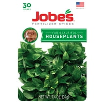 Jobe’s Houseplant Plant Food Container Spikes for Beautiful Houseplants, 30-Count, 13-4-5