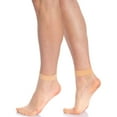 thumbnail image 4 of Women's 10-Pack Sheer Ankle Socks 15 Denier - Nylon Blend No-Slip Everyday Socks, 4 of 5