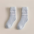 thumbnail image 2 of AINIYS Womens Fuzzy Socks Slipper Soft Fluffy Socks Socks for Women Winter Warm Plush Sleeping Home Socks Gray Free Size, 2 of 3