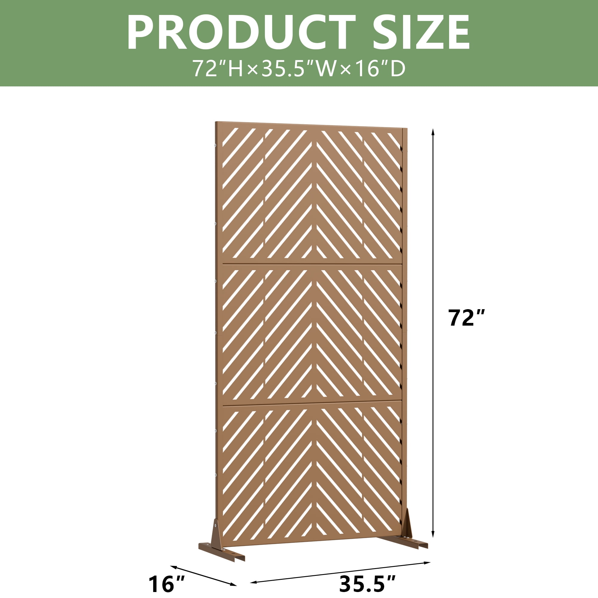 Privacy Metal Screen Fence Panel