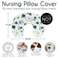 thumbnail image 3 of Sweet Jojo Designs Watercolor Floral Blue Green and Pink Nursing Pillow Cover Case (Pillow Not Included) (Pillow NOT Included), 3 of 6