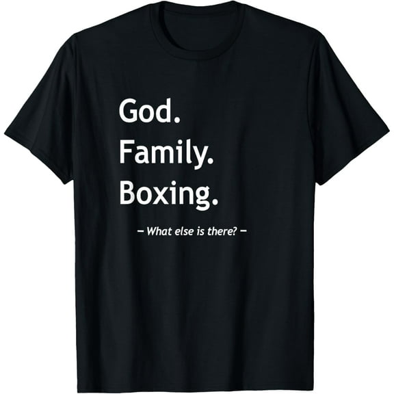 Christian Faith Jesus Christianity God Family Boxing T-Shirt