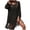 Black, variant on Staron Women's Beach Crochet Coverup Tassel Hollow Out Loose Casual Button Shirt Dress Swimsuit Bikini Cover Up, Hot Pink FREE SIZE