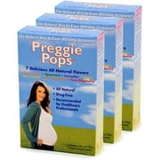 Three Lollies Preggie Pops Lollipops, 3 ea - Over-the-Counter Morning Sickness during pregnancy - Safe for pregnant Mom and Baby
