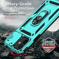 thumbnail image 5 of for iPhone 12 Mini Case with Camera Lens Cover HD Screen Protector, Dual Layer  Grade Drop Protection  Ring Holder Kickstand Protective Phone Case for iPhone 12 Mini 5.4 inch (Mint), 5 of 17