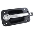 thumbnail image 3 of TRQ Outside Exterior Door Handle Pair LH RH Chrome Black for Prostar DHA35867, 3 of 4