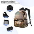 thumbnail image 3 of Balery Three Horses Oil Painting Mochila para Mujeres y Hombres, Mochila Ligera Casual para Viajes, Mochila Clásica Básica para la Universidad, 3 of 6