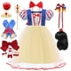 thumbnail image 2 of Vestido de Blancanieves para cosplay para niñas, disfraz de Halloween, carnaval, fiesta de cumpleaños, vestido de princesa, disfraz de fiesta para niñas pequeñas, 2 of 5